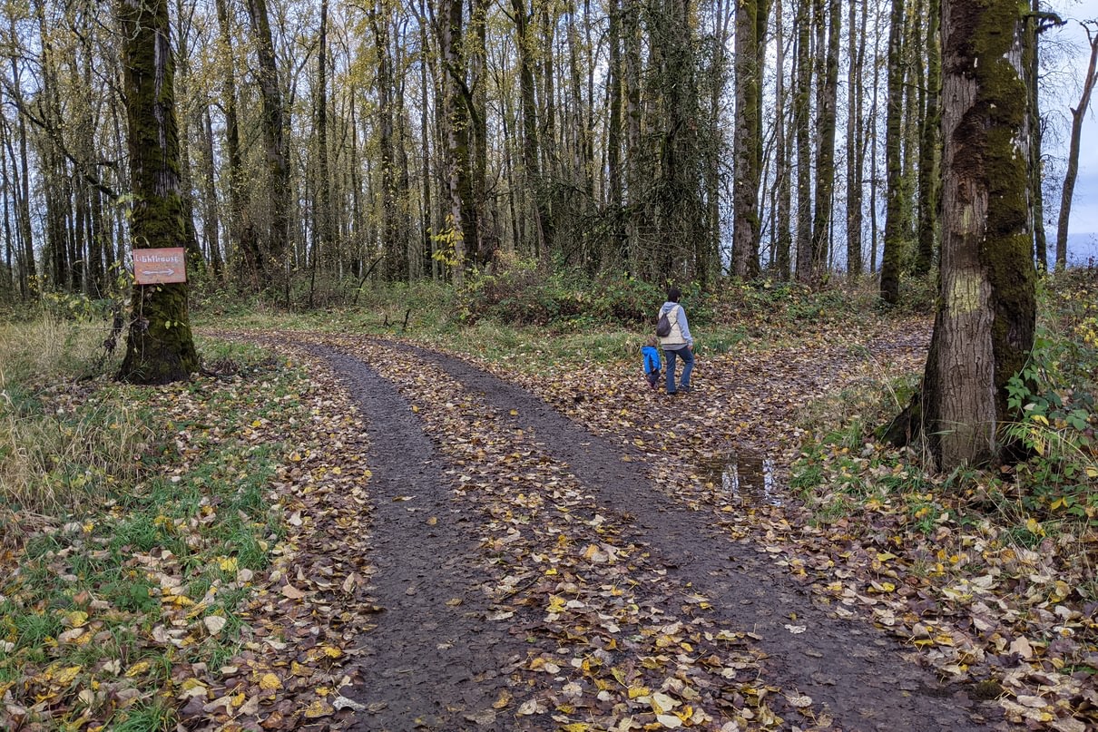 Warrior Point trail sauvie island columbia county oregon