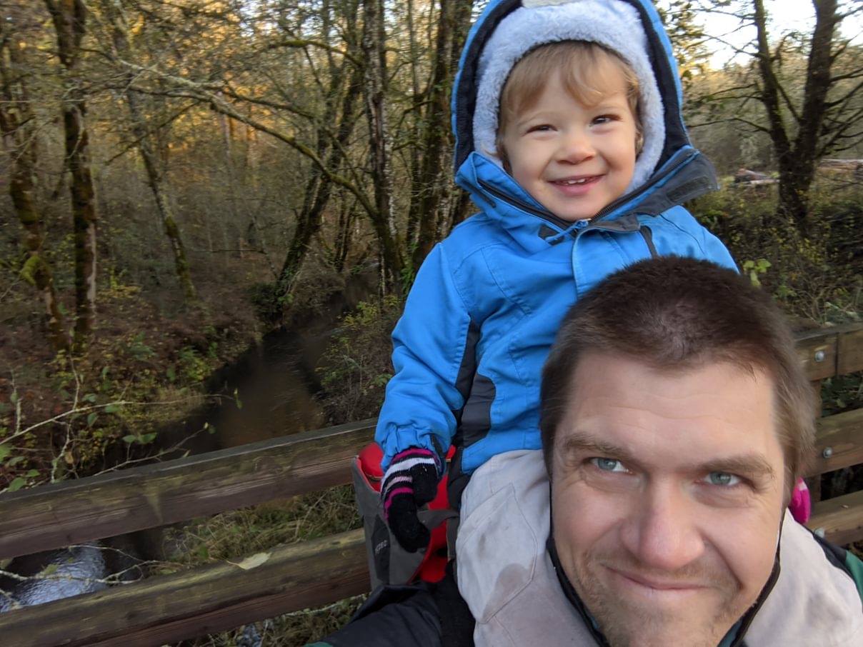 Banks-vernonia trail stream bridge columbia county oregon