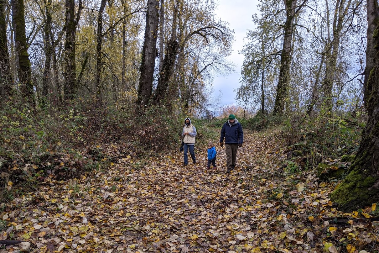 Warrior Point trail sauvie island columbia county oregon