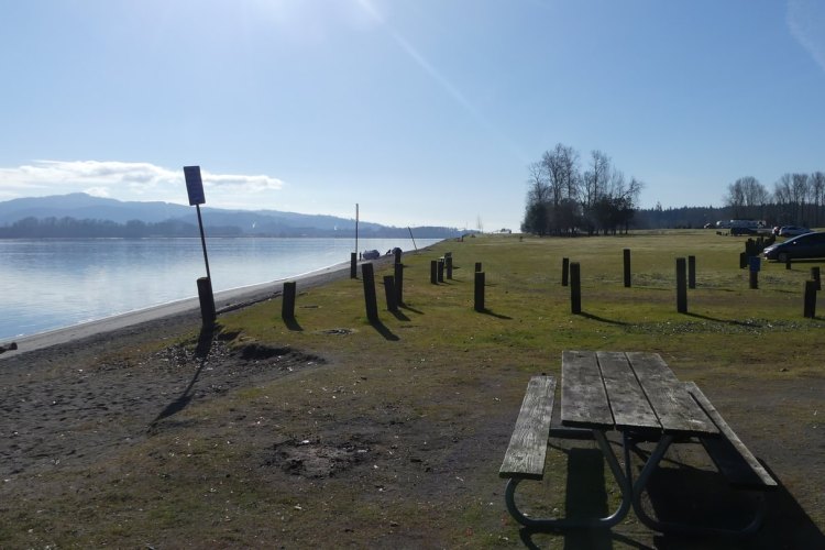 Prescott Beach County Park Columbia River Rainier columbia county