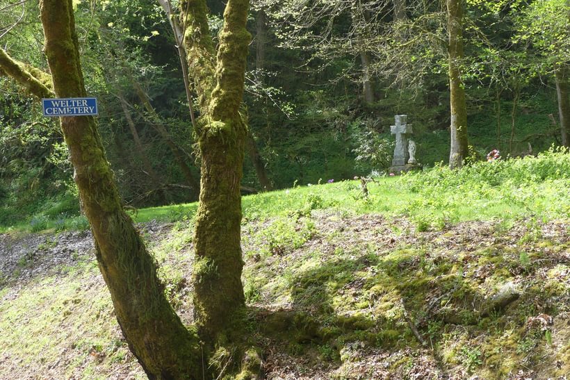 Welter Cemetery goble prescott rainier columbia county oregon trojan park highway 30