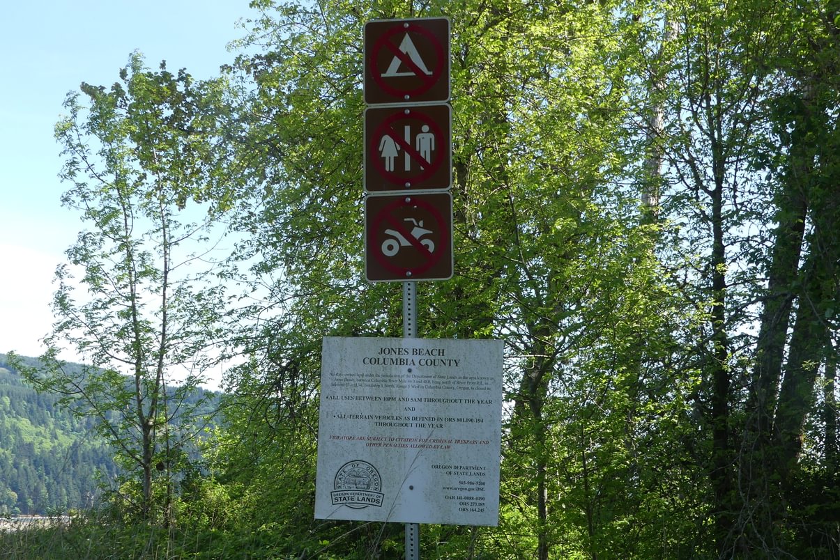 Jones Beach clatskanie fishing columbia river county northwest oregon