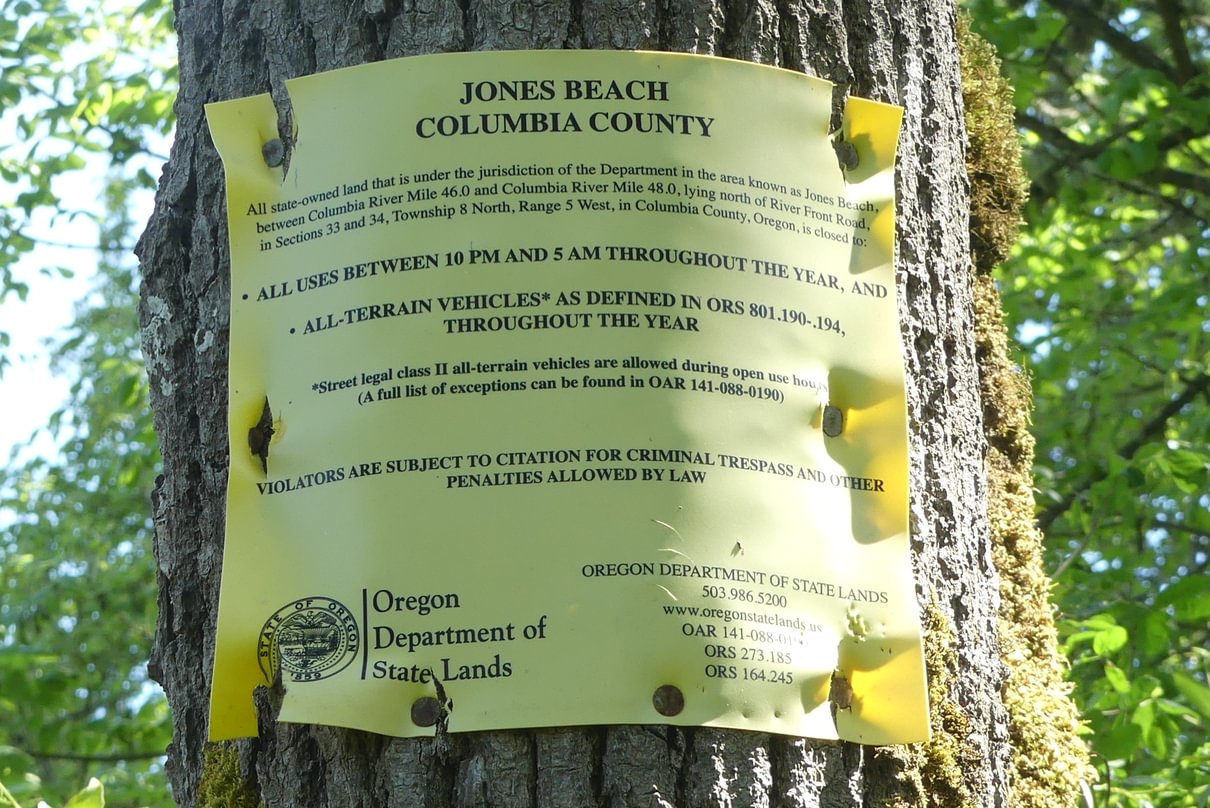 Jones Beach clatskanie fishing columbia river county northwest oregon