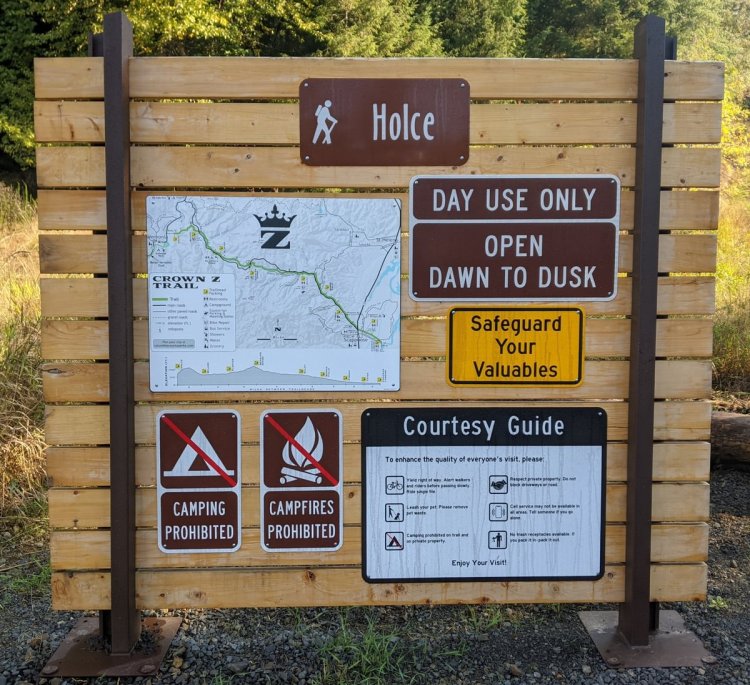 Holce Trailhead cz trail crown zellerbach columbia county oregon
