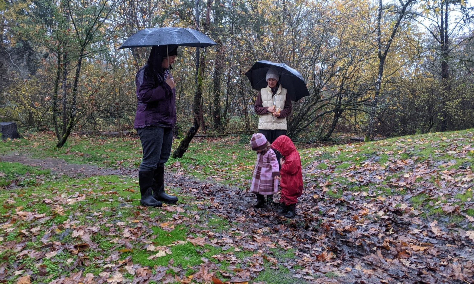McCormick Park raining rainy St. Helens Oregon Columbia County