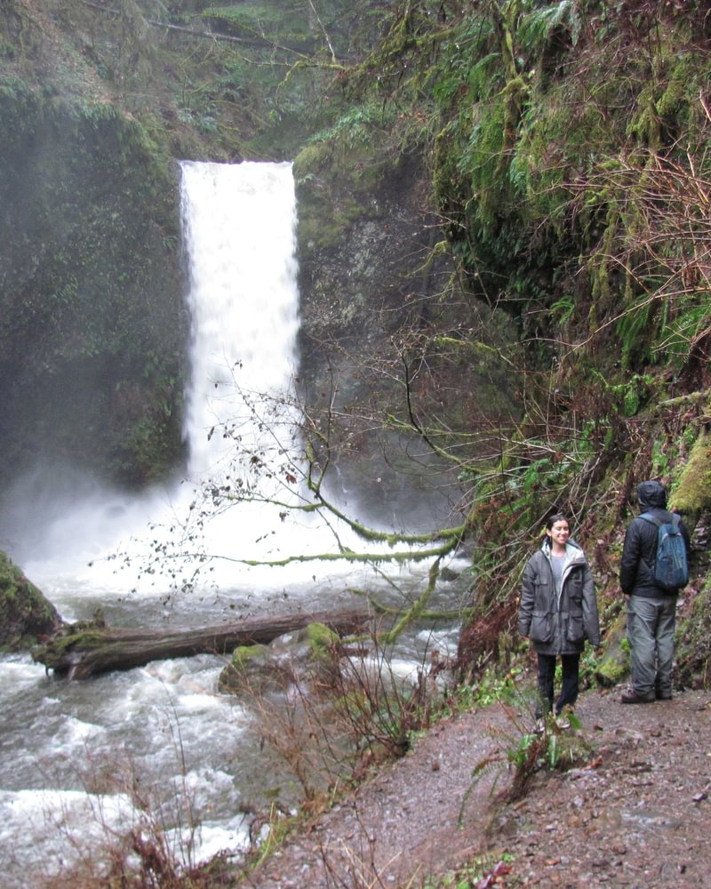 Weisendanger Falls Columbia River Gorge Multnomah County Northwest oregon