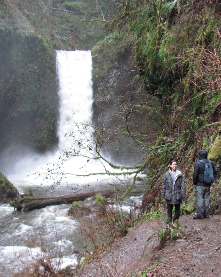 Weisendanger Falls Columbia River Gorge Multnomah County Northwest oregon