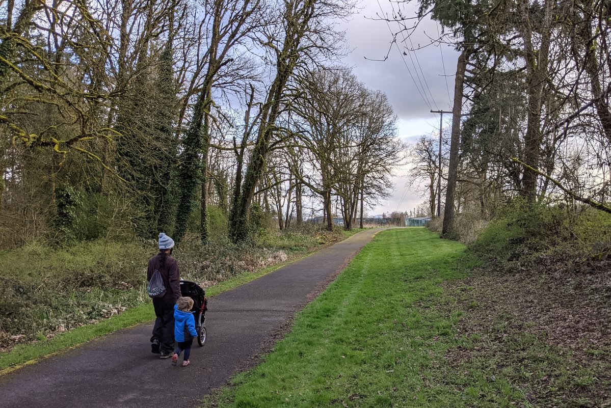 dunn's salamander dalton lake bike trail st. helens columbia city rutherford parkway oregon