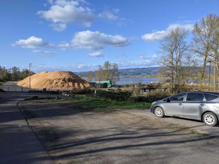 parking lot trestle beach deer island columbia county city st. helens oregon