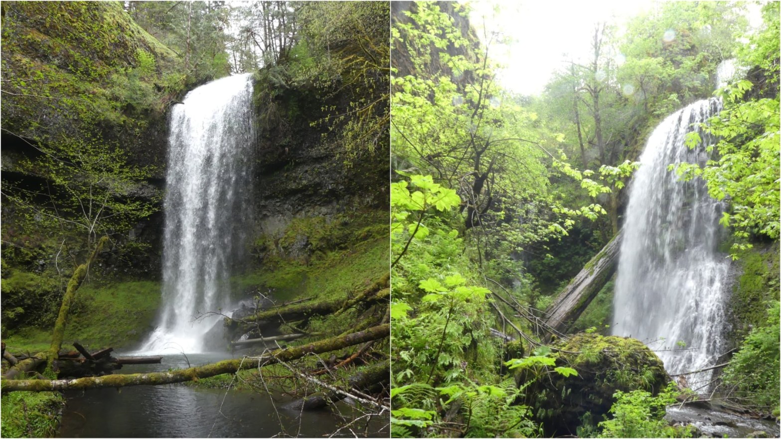 Carcus Creek Falls and Lava Creek Falls complex